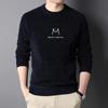 Новый зимний бархатный утолщенный круглый свитер для мужчин M Label Chenille теплая трикотажная футболка с длинными рукавами для мужчин