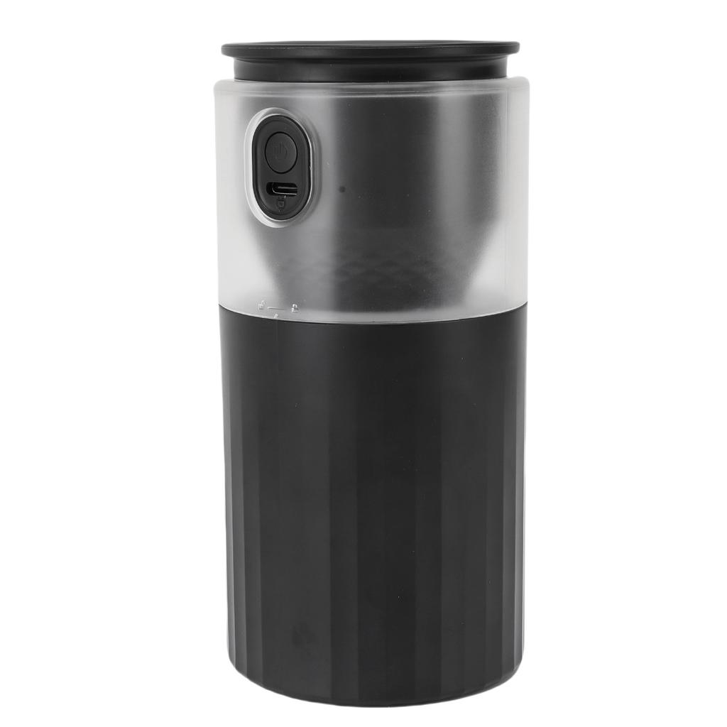 Small Desktop Humidifier ABS 2 Modes Quiet Portable Cool Mist Humidifier with Light for Indoor Office Car Black