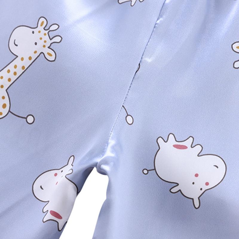 Summer Baby Clothes Kids Girls Boys Pajamas Giraffe Sleepwear