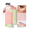 6 Colors Blush Stick Matte Highlight Highlighting Contouring Stick Natural Dimensional Nude Makeup Blush Cream Multi-functional Solid Blusher