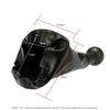 5 Speed Gear Shift Knob Gearstick Gaiter Boot Leather Replacement Kit for PEUGEOT 207 307 406