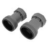 2pcs Pool Hose Adapter 1.5 Inch to 1.25 Inch Hose Conversion Adapter for Up Ground Pool Filter Pump