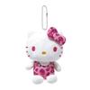 Hello Kitty (Leopard Print Series) Ball Chain Mascot Pink KTH-BM-PK H9.5 X W7.2 X D5.4cm