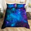 Galactic Outer Space 3D Printed Universe Bedding Cover Pillowcase Psychedelic Duvet Cover For Teen Adult Quilt Cover With Zipper