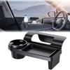 New Multifunctional Car Organizer Box With Cup Holder Drink Holder Side Door Window Phone Slot Hanging Storage Rack For Veh S3U7
