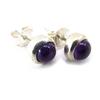 Les Trésors De Lily [E0209] - Amethyst 'Charms' Silver Earrings