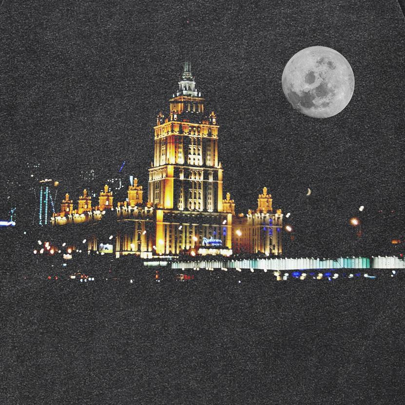 Уличная футболка унисекс с графикой здания, хлопковая промытая черная футболка, топы унисекс, футболки, летняя футболка с короткими рукавами