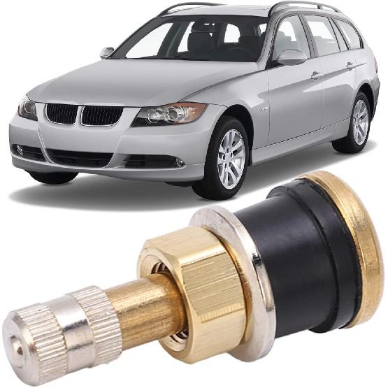 Acouto valve stem, Brass Valve Stem,10 Pcs Brass Valve Stem TR501 High Strength Tubeless Truck Valve Stem for 0.625in Valve Holes