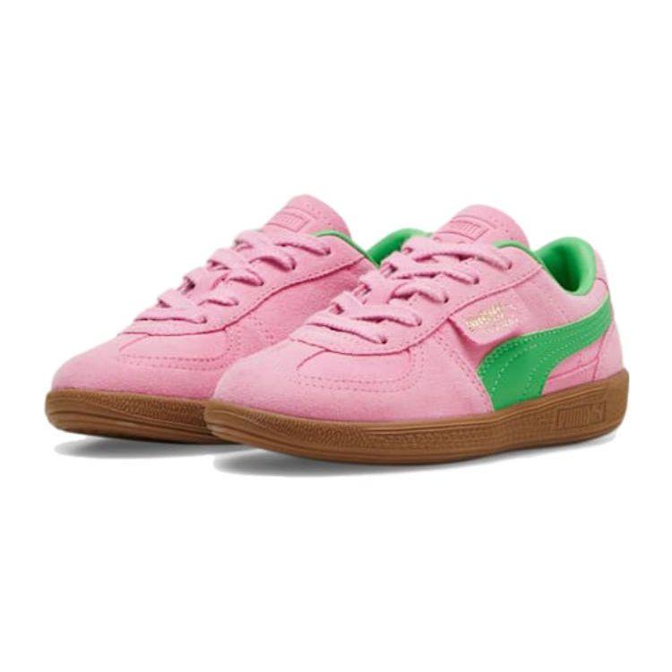 Puma Palermo Special Little Kid Pink Delight Green Kids Кроссовки Gum 397761-01