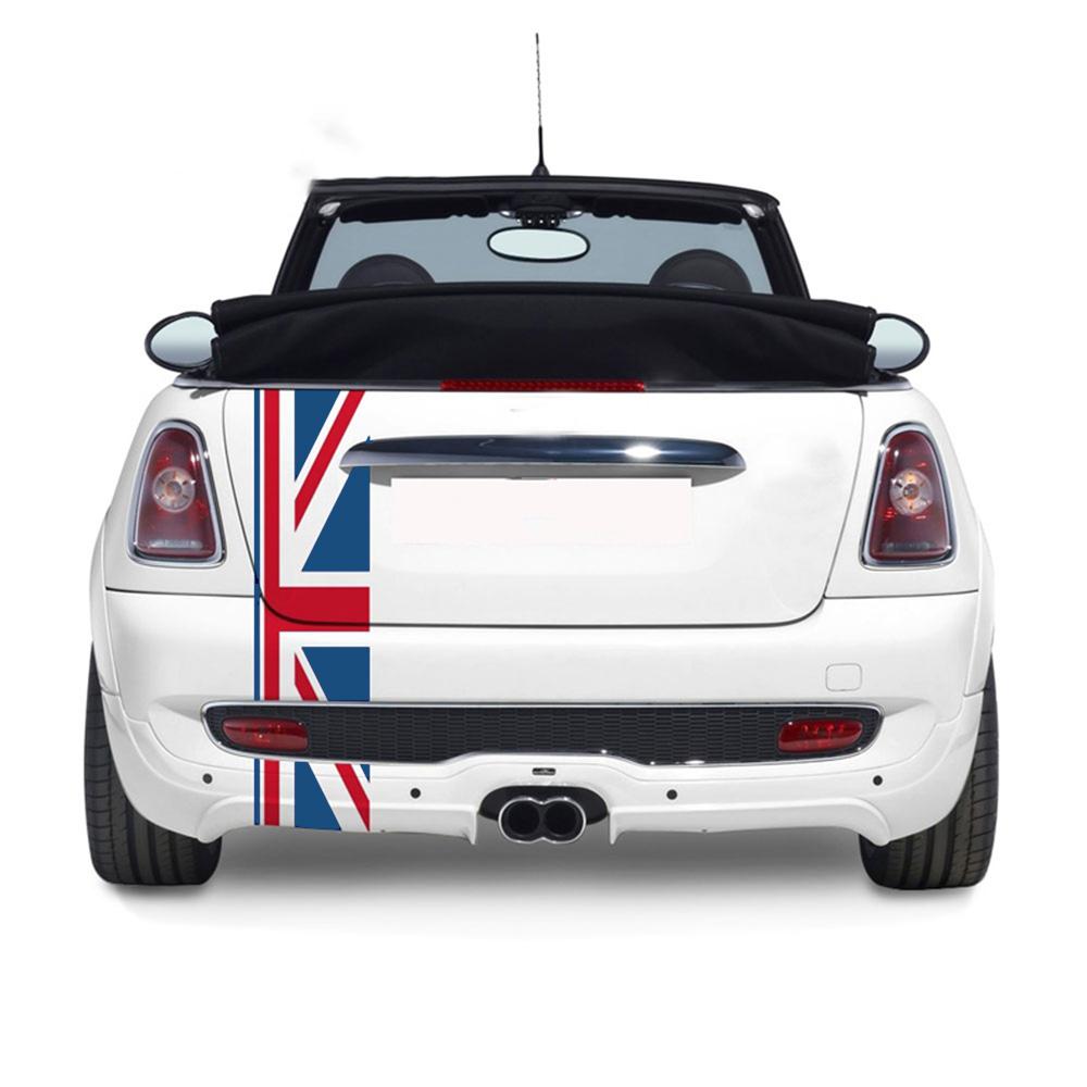 Union Jack Car Rear Trunk Decor Decal Stickers For Mini Cooper One JCW S Clubman F60 R60 R55 Countryman Car Styling Accessories