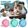 2 Piece Pet Food Jar Lids Universal Silicone Cat & Dog Food Jar Lids 1 Piece, Fits 3 Standard Size Jar Lids, Canning Lids Freshness Silicone Lids