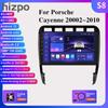 Система 7862 2din Android Autoradio для Porsche Cayenne 2002–2010 Автомобильный радиоприемник Мультимедийный видеоплеер Головное устройство с GPS-навигацией Интеллектуальный экран Carplay 4G