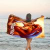 1pc Lion King1 Beach Towel with Custom Name, Beach/Swimming/Bath/Picnic/Camping Towel, Suitable for Seaside Beaches