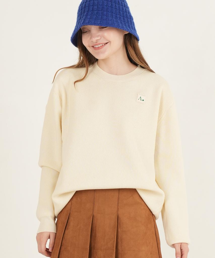 THE-ABON Mousse High-Density Hachi Round Knit Cobalt