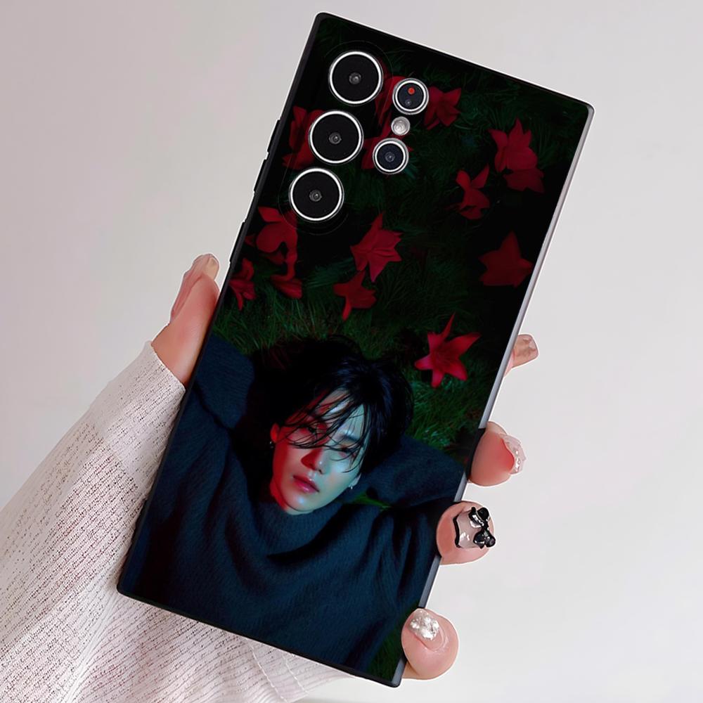 A-Agust D Юнги S-Suga Чехол для телефона для Samsung S Series S21 S22 S23 S24 S25 FE Plus Ultra ТПУ Мягкий Приятный на ощупь Чехол