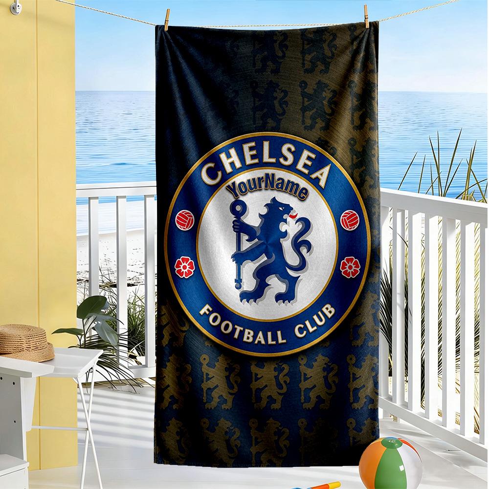 Chelsea Customizable Name Beach Towel High Absorbency & Quick-Dry