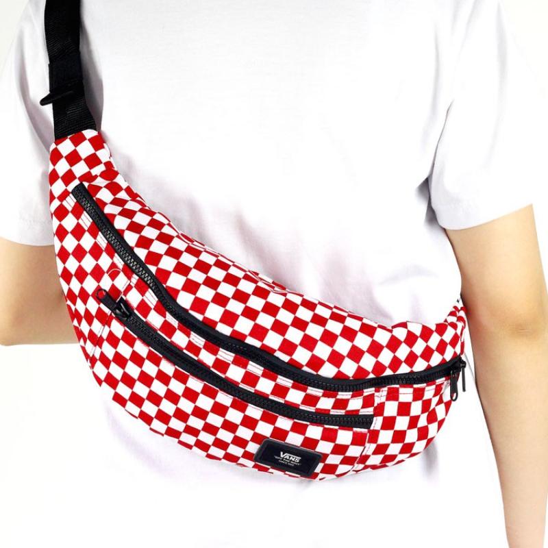 Vans Холщовая холщовая сумка поясная сумка обычная унисекс красно-белая Vans VN0A2ZXXRLM