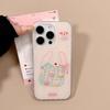 Чехол для телефона IMD для iPhone 11 13 16 Pro Max Чехол для iPhone 13 14 15 Pro Max 12 13 Pro Max 13 Pro 14 Pro Мультяшный милый цветок животное Ударопрочный износостойкий