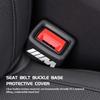 CUP1 Car Seatbelt Base Buckle Anti-scratch Protective Cover Fixed Clip For BMW M F10 F20 F30 F40 F15 F25 F26 F31 F49 E62 E83 E84 J111