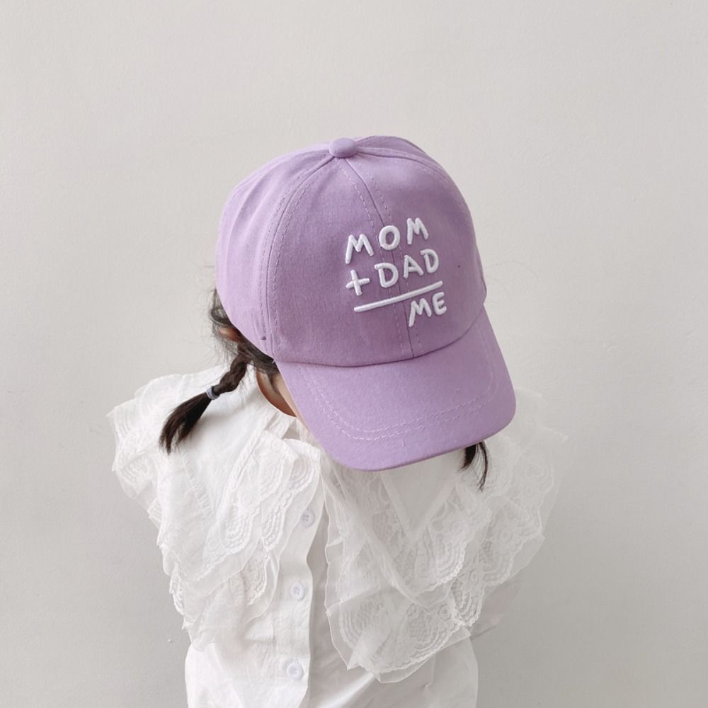 MOM+DAD=ME Children's Cap Cute Sunscreen Hats Gifts Kids Baseball Hats  For Boys Girls