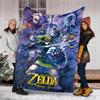 1pc Game Zelda Theme Blanket - Digital Print, Polyester, Cozy for All Seasons, Perfect for Outdoor, and Travel