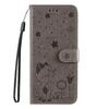 For Samsung Galaxy A36 5G Leather Wallet Case Cat Bee Pattern Phone Cover Stand