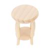 1:12 Dollhouse Miniature Bonsai Stool Wooden Unfinished Perfect Detailed Dollhouse Stool Chair