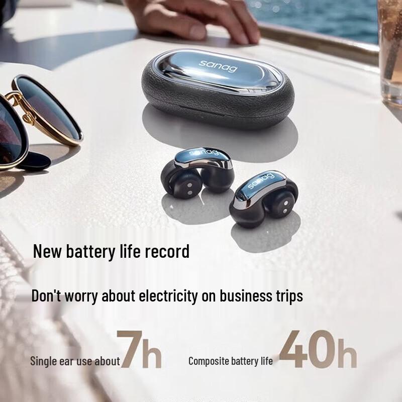 SANAG S9S AI Беспроводные наушники с открытым ухом на клипсе