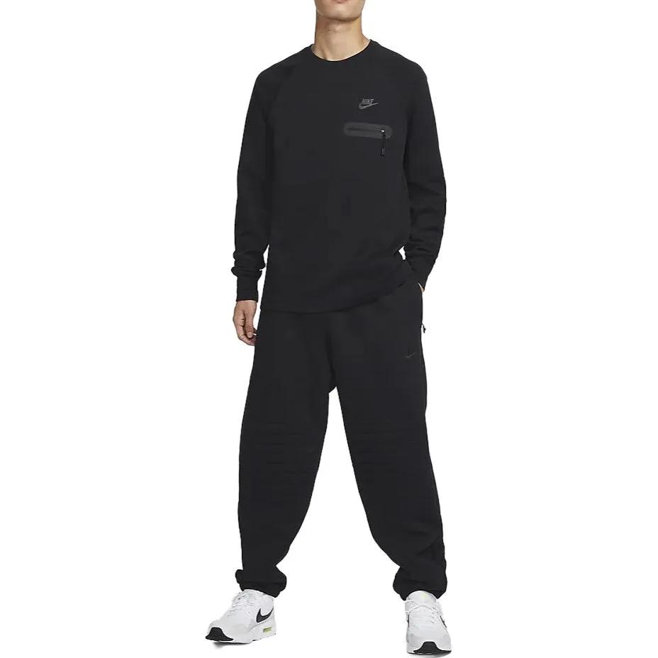 Nike Трикотажные спортивные штаны мужские черные (унисекс) Трикотажные спортивные штаны FB7824 010