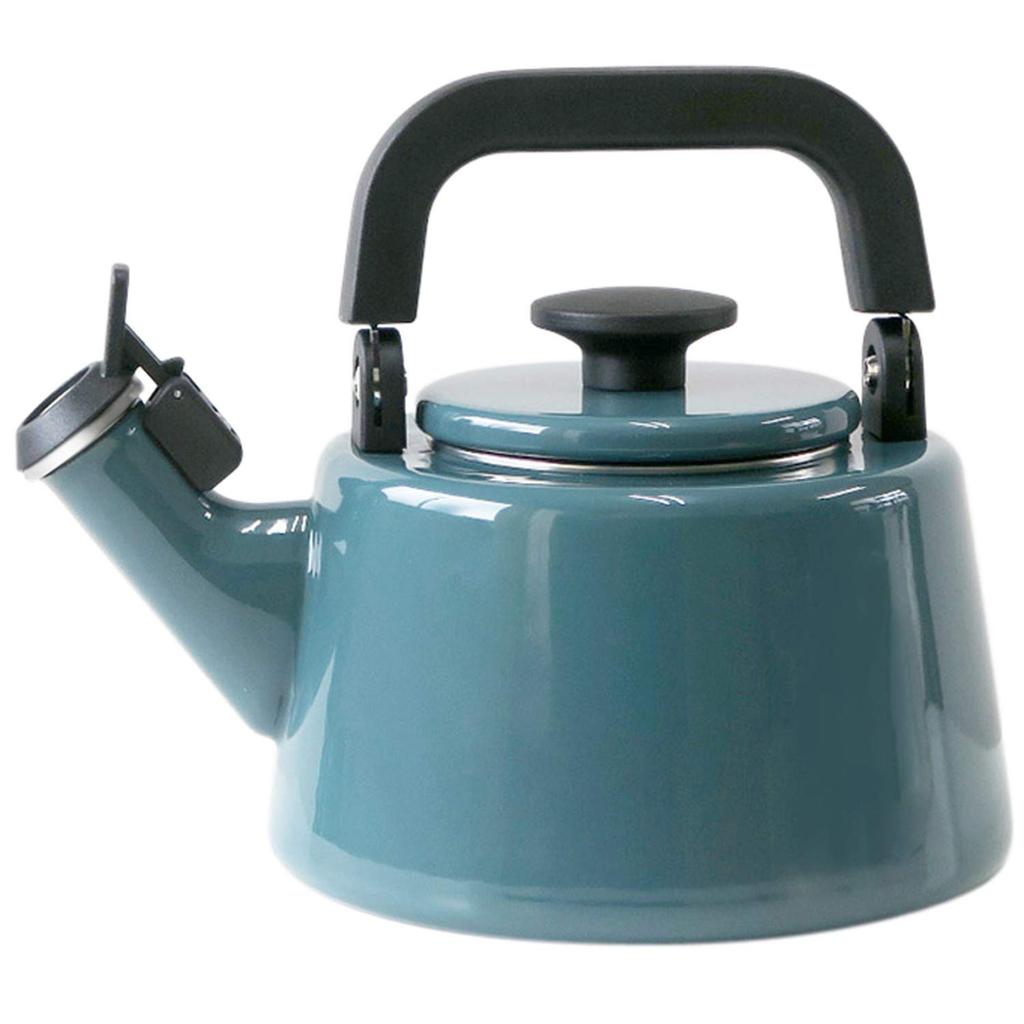 Fuji Horo Whistle Kettle IH Compatible Cotton Smoke Blue 2.1L CTN-2.1WK.SB