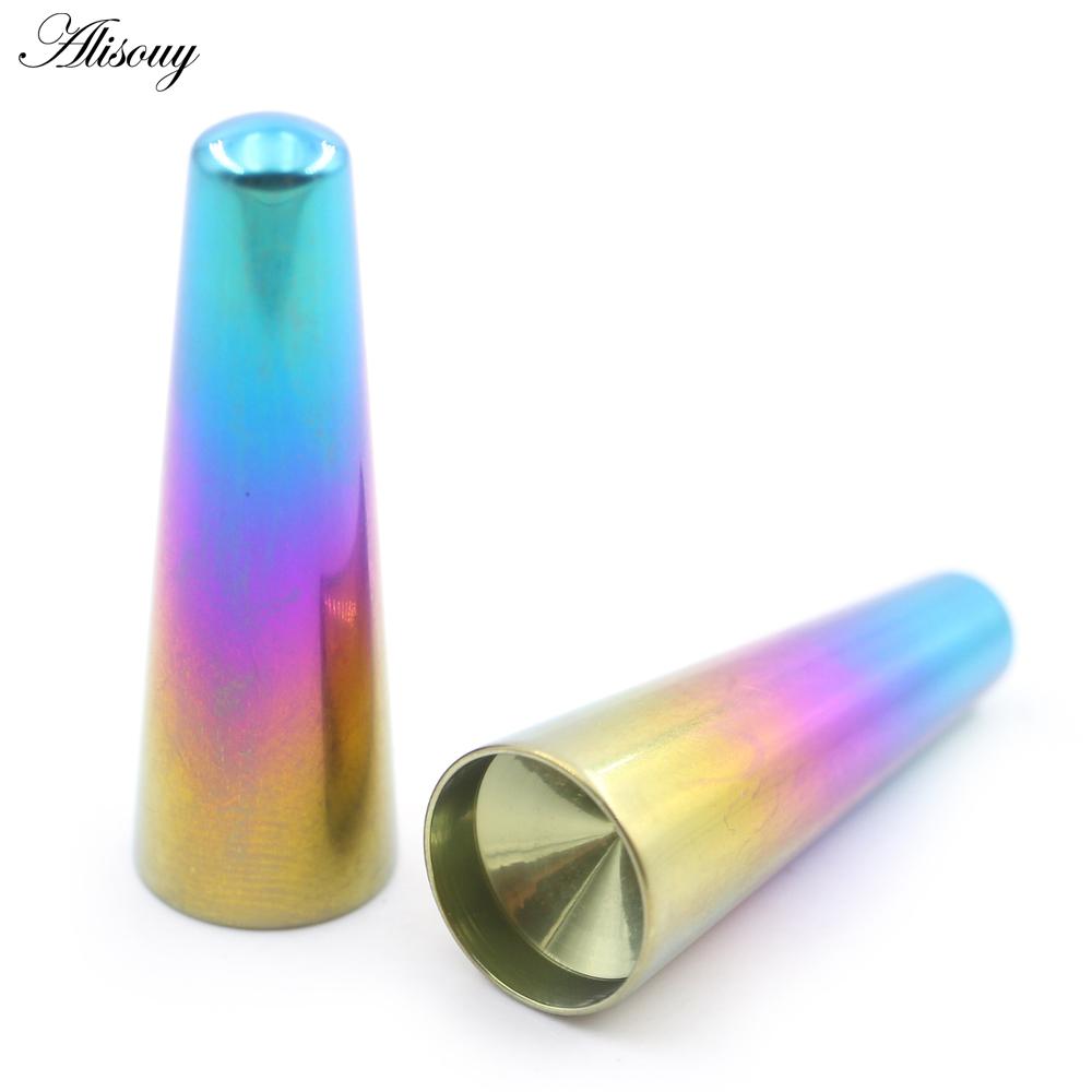 Alisouy 1PC титановый градиент вогнутый конус вставные штифты конусный калибр расширитель пирсинг инструмент профессиональные украшения для пирсинга тела