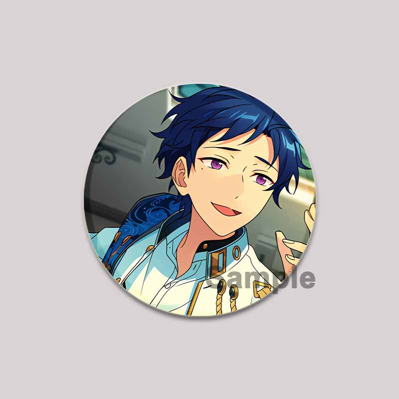 32/44/58 мм ансамбль звезд лацкан значок круглая аниме брошь Юдзуру Фусими значок для рюкзака одежда эмалированная булавка мультфильм косплей подарок аксессуар