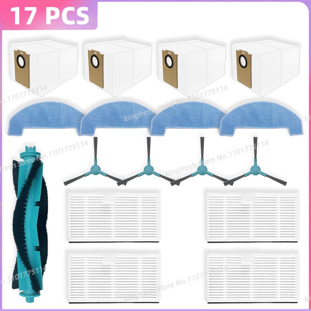 Compatible For Cecotec Conga 7690 Immortal Max Vacuum Parts Main Roller Side Brush HEPA Filter Mop Cloth Dust Bag Accessories