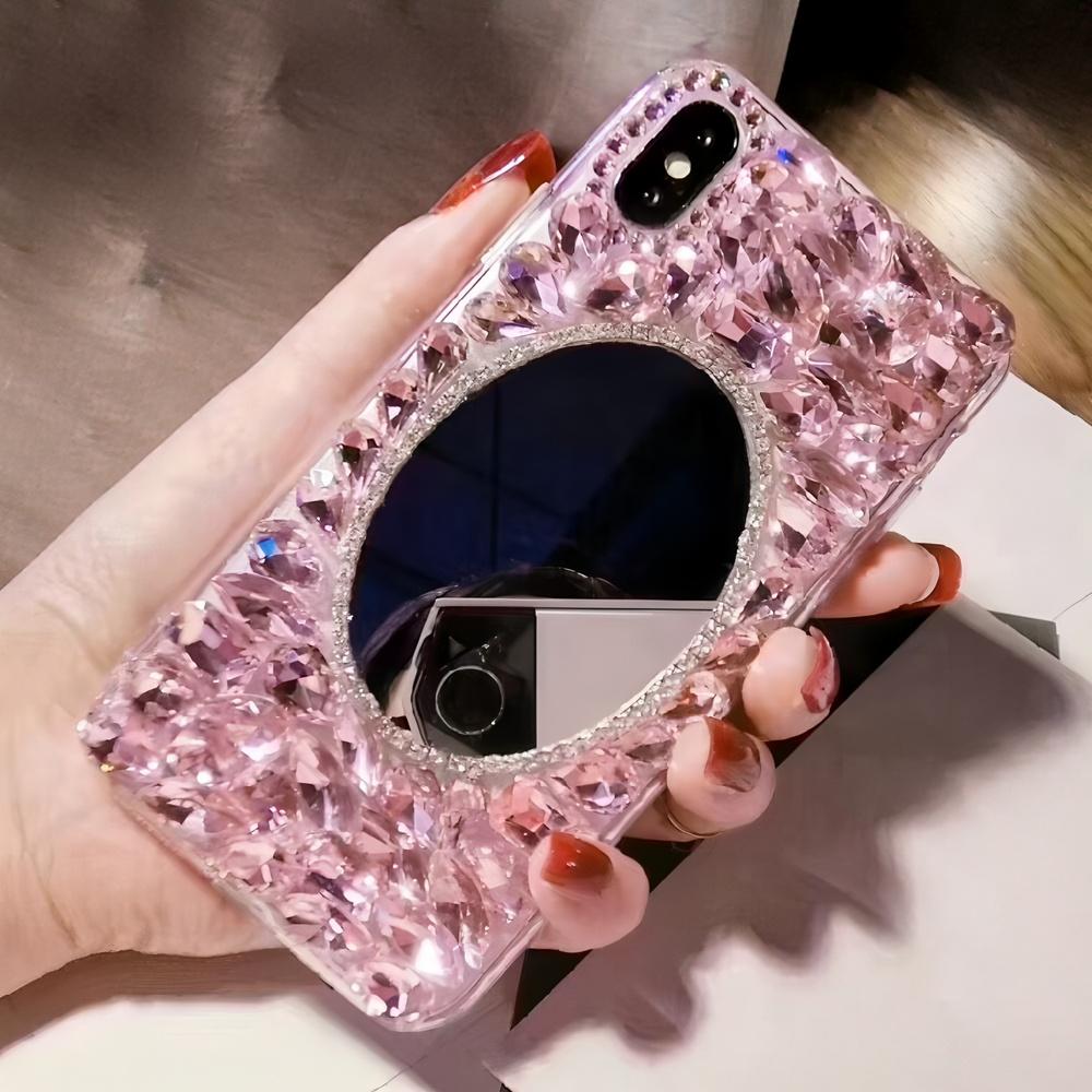 Glitter Rhinestone Phone Case For Samsung Galaxy F05 F56 F06 F16 F15 F55 C55 5G Bling Crystal Diamond Cover