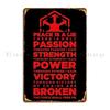 Passion Is Everything Metal Plaque Poster Rusty Character Cinema Wall Mural Garage Decoration Tin Sign Poster