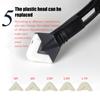 Silicone Scraper Caulking Tool Sealant Spreader Finish Kit Caulk Tile Grout Applicator Window Door Cement Caulk Removal Tool