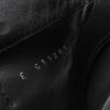 Great CHANEL short boots Double COCO Mark turn lock lamé leather black 36 G31285 Used
