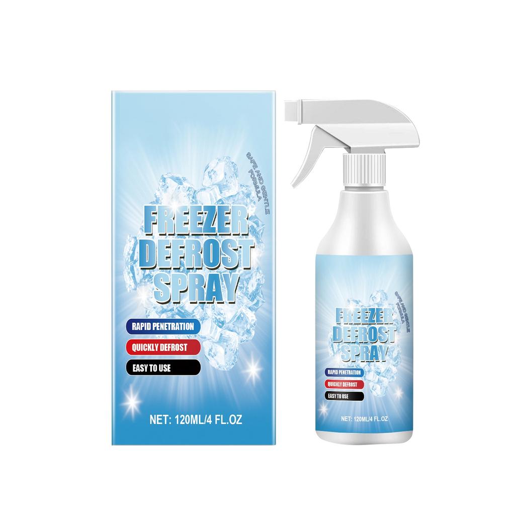 Freezer Defrost Spray Household Refrigerator Freezer Ice Maker Deicing And Thawing Multi-purpose Cleaning Spray Easily Dissolves Stubborn Frost.120ML