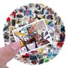Gundam Sticker Set 50 Pieces Robot Action Figure Robot Sticker Pack Suitable for Laptop Bicycle Helmet Etc.