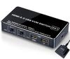 ELEVIEW KVM Switch Computer Switcher 2 4K Compatible with 2 Ports That Can Share Improved Stability No Power Supply Required USB Cable Included (for