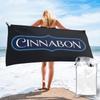 Cinnabon Пляжное полотенце Мягкое из микрофибры Быстросохнущее Впитывающее Быстрые полотенца для ванны