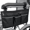 1 Pcs Wheelchair Side Bag Portable Armrest Pouch Organizer Bag Stroller Hanging Bag Large Capacity Storage Bags ZH