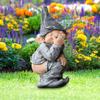 Outdoor Yard Garden Funny Resin Gnome Statue Decoration Craft Decor