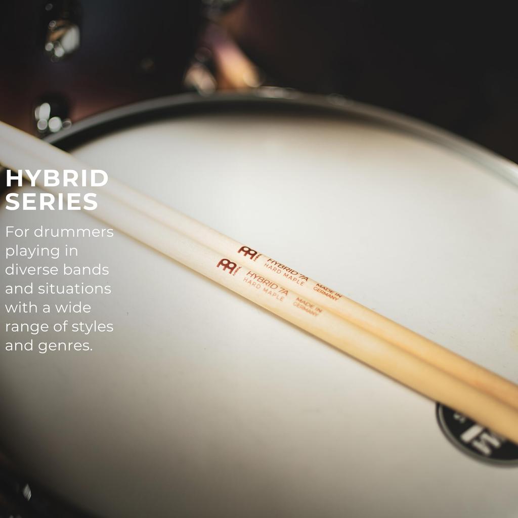 MEINL Stick Brush Meinl Drumstick HYBRID Maple Hybrid Tip 7A SB134 x & (413 13.6mm) []