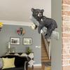 Bear Statue Hand-Painted Tree Wrap Sculpture Easy Installation Whimsical Outdoor Resin Bear Sculpture