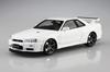 AOSHIMA Prepainted Model Series Nissan BNR34 Skyline II 2000 Белая пластиковая модель 1/24 GT-R V spec 03-B