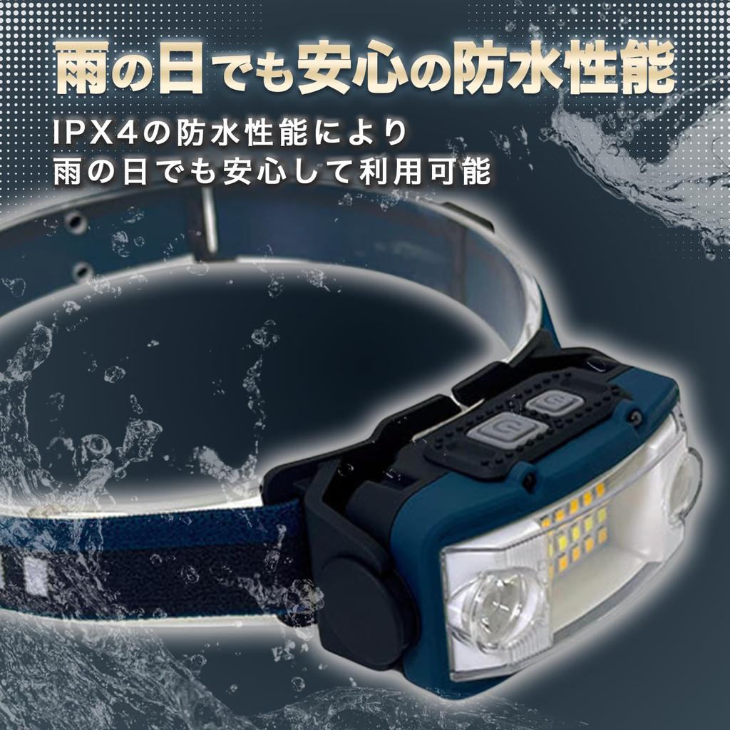 Светодиодный перезаряжаемый фонарь на шею, 17 часов света с чехлом, сверхширокоугольный, маленький датчик, оснащенный функцией предотвращения стихийных бедствий, водонепроницаемый для кемпинга