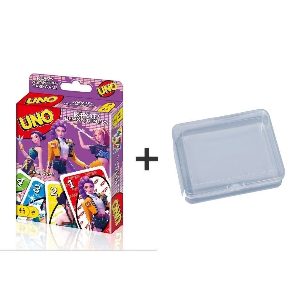 UNO Kpop Demon Hunters Card Game for Kids, Adults & Family with Deck Inspired by The Movie