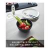 Yamazaki Дзицугё (Ямадзаки) Легко наклонять и перемешивать кухонную чашу S Безопасно для микроволновой печи Черный Ш15,9 x Г15,9 x В7 см Tower Можно мыть в посудомоечной машине 1386