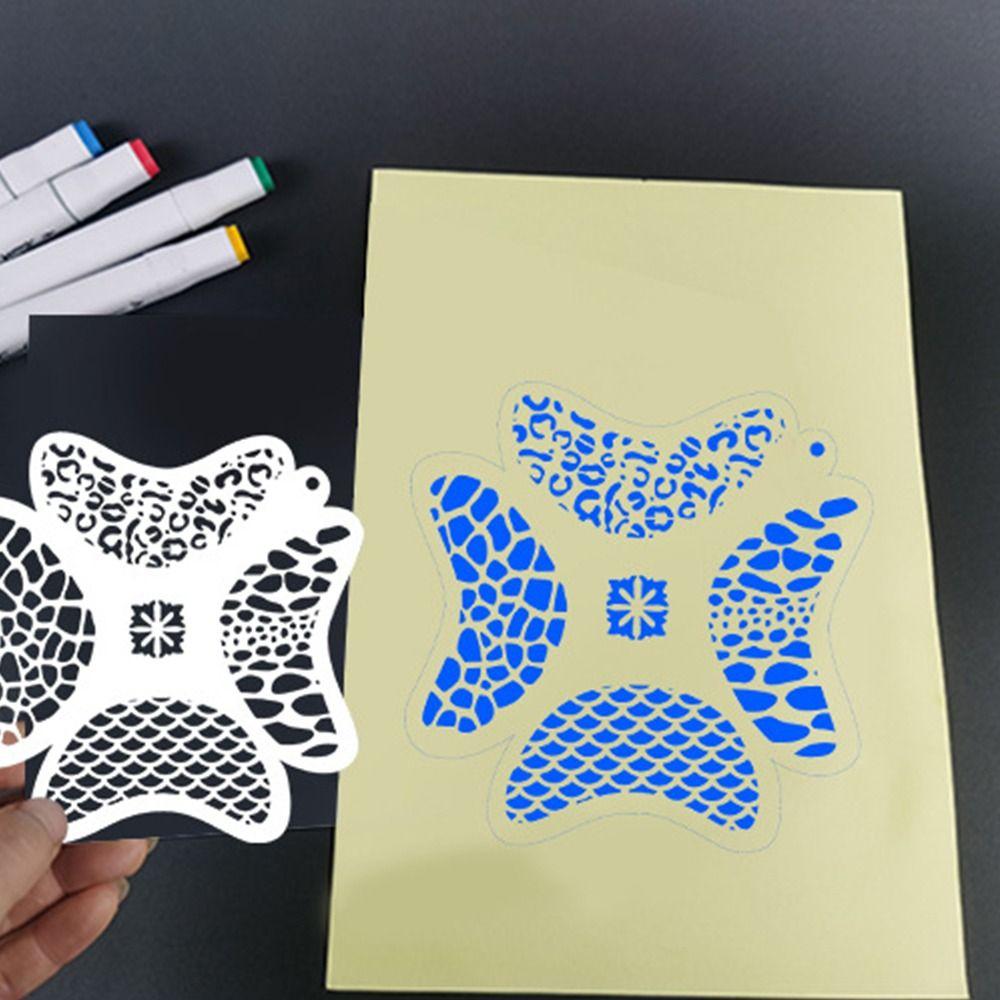 DIY Halloween Birthday Party Paint Template Stencils for Body Painting Face Art Temporary Tattoos